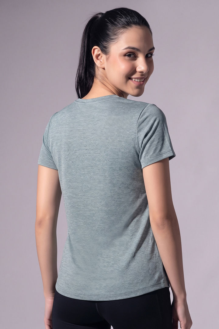 Zelocity Quick Dry Yoga & Training Relaxed Top - Mint Green — image 4